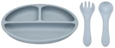 Silicone Baby Feeding Set, Includes Baby Spoons, Toddler Plates and Baby Fork - Image 8
