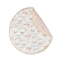 Pehr Baby Play Mat, Locomotive | Ultra-Soft Quilted 100% Cotton Exterior by Pehr