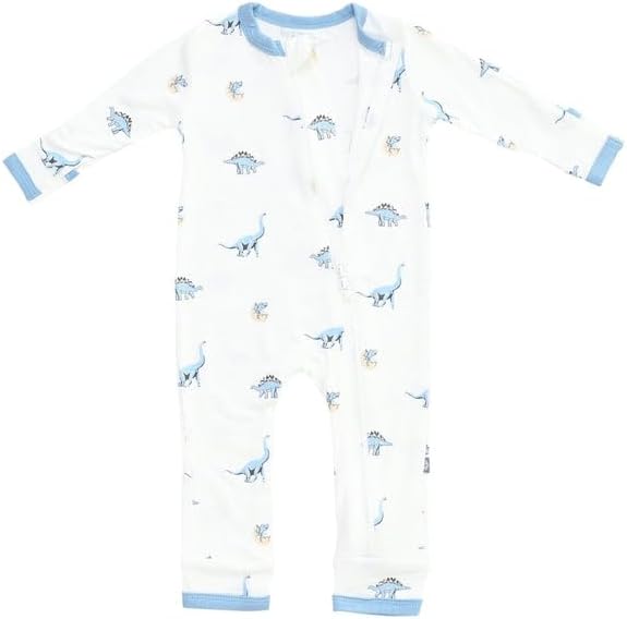 KYTE BABY Unisex Rayon Made From Bamboo Zippered Rompers 0-24 Months - Image 5