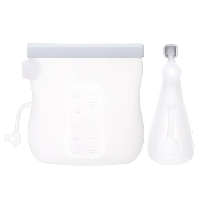 Kids Heroes Reusable Breastmilk Storage Bags, BPA-Free Food-Grade Silicone by KHKidsHeroes
