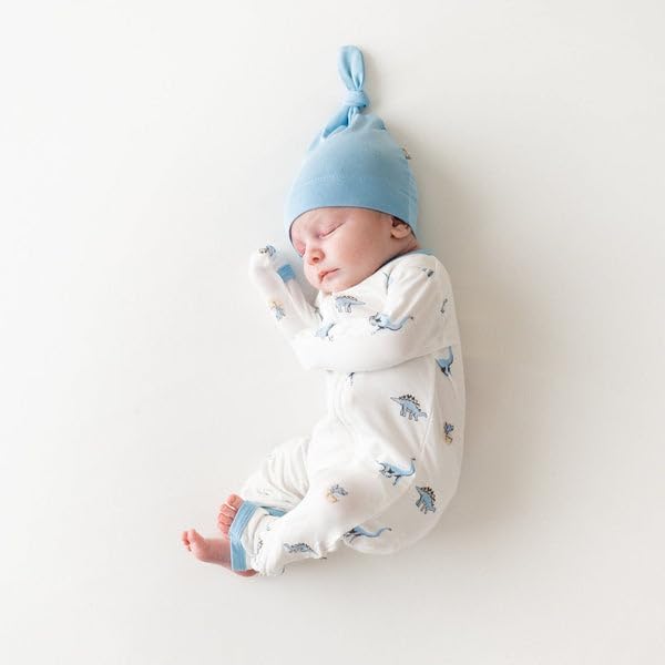 KYTE BABY Unisex Rayon Made From Bamboo Zippered Rompers 0-24 Months - Image 3