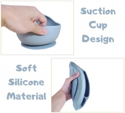 Silicone Baby Feeding Set | BPA-FREE |9 PCS Baby Led Weaning Supplies Self - Image 4