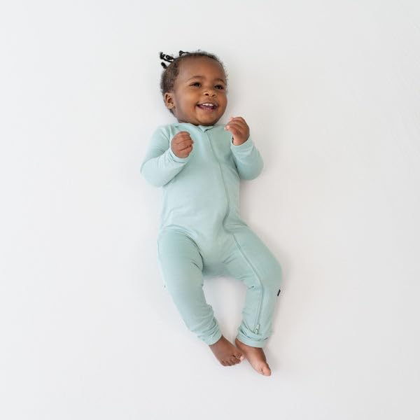 KYTE BABY Unisex Rayon Made From Bamboo Zippered Rompers 0-24 Months - Image 3