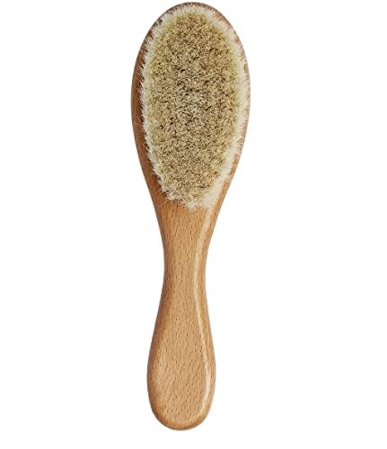 Baby Hair Brush with Wooden Handle, by Unknown