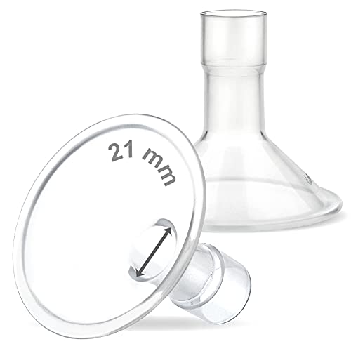 Maymom MyFit 21mm Two-Piece Design Small Breastshields, Compatible by Maymom