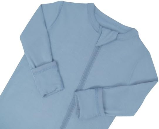 KYTE BABY Unisex Rayon Made From Bamboo Zippered Rompers 0-24 Months - Image 4