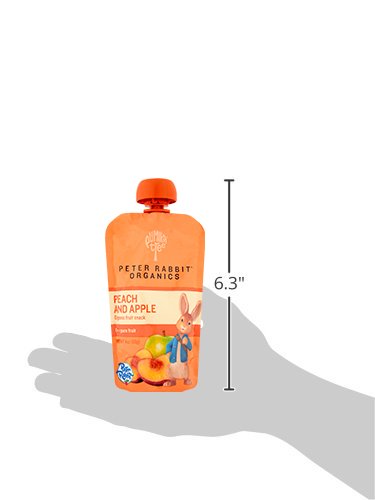 Pumpkin Tree Peter Rabbit Organics Apple and Peach, Fruit Snack Squeeze Pouch - Image 11