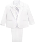 Dressy Daisy Baby Toddler Boy 5 Pcs Set Formal Tuxedo Suits No Tail Wedding by DressyDaisy