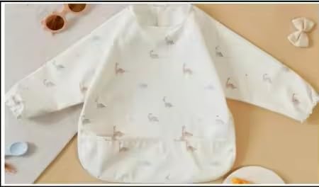 Long Sleeve Baby Bib by Unknown