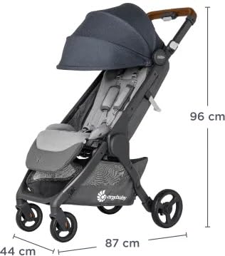 Ergobaby Metro+ Deluxe Compact Baby Stroller, Lightweight Umbrella Stroller - Image 8
