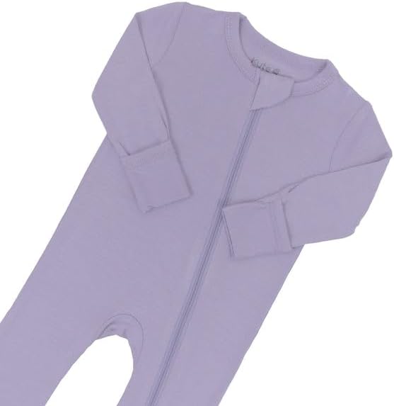 KYTE BABY Unisex Rayon Made From Bamboo Zippered Rompers 0-24 Months - Image 5