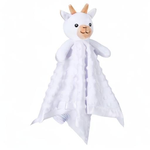 Pro Goleem Goat Loveys for Babies, Soft Security Blanket Baby Snuggle Toy - Image 8