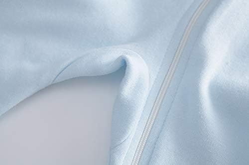 O2 BABY Baby Boys Girls Organic Cotton Zip-Front Sleeper Pajamas, Footed Sleep - Image 4