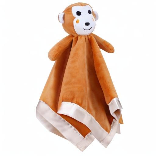 Pro Goleem Monkey Loveys for Babies, Soft Security Blanket Baby Snuggle Toy - Image 8