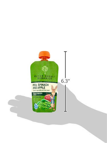 Pumpkin Tree Peter Rabbit Organics, Spinach and Apple Puree, 4.4-Ounce Pouches - Image 11