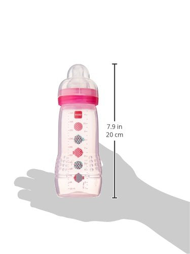 MAM Easy Active Baby Bottles 11oz, Fast Flow Skinsoft Silicone Nipple - Image 6