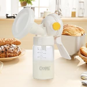 COMI Wide Neck Glass Breastmilk Collection n Storage Bottle, 4 Packs, 6oz - Image 7