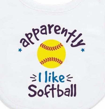 ChalkTalkSPORTS Softball Baby & Infant Bibs | Soft Microfiber Softball Baby Bibs - Image 3