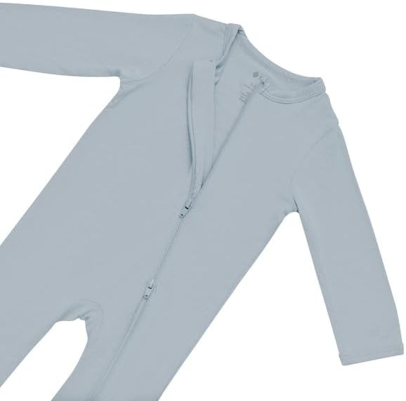 KYTE BABY Unisex Rayon Made From Bamboo Zippered Rompers 0-24 Months - Image 4