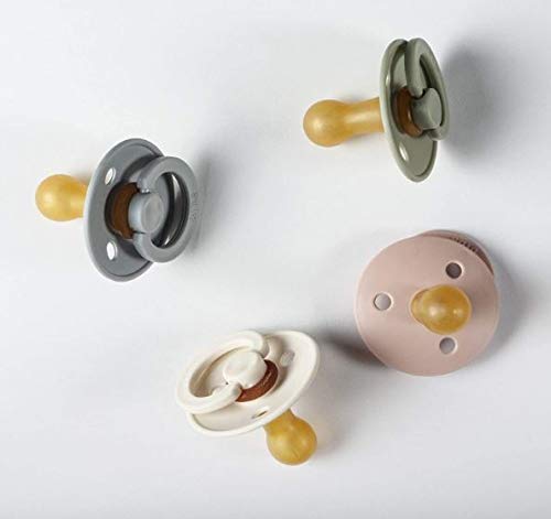 BIBS Pacifiers Colour Collection | Natural Rubber Baby Pacifier | Set of 2 - Image 6