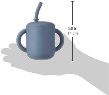 mushie 100% Silicone Training Cup & Straw - Image 3