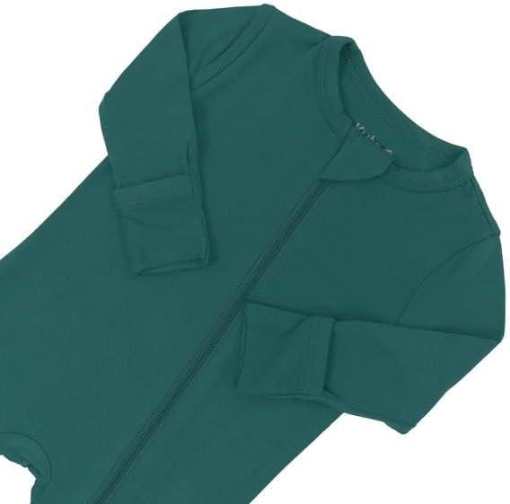 KYTE BABY Unisex Rayon Made From Bamboo Zippered Rompers 0-24 Months - Image 3