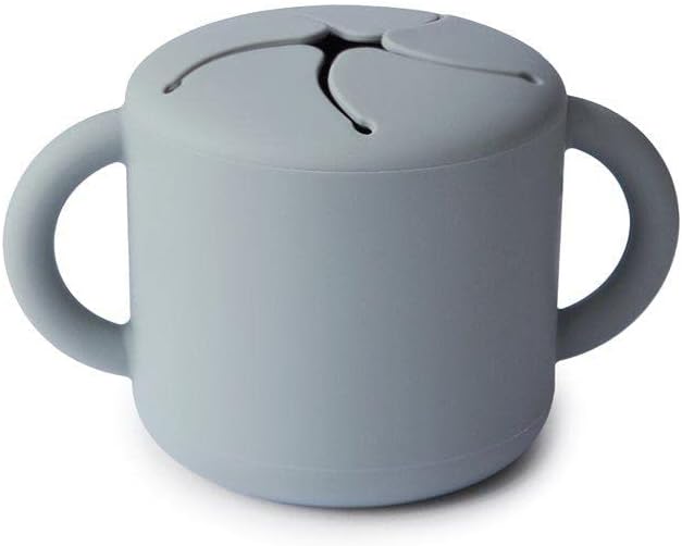 mushie Silicone Snack Cup | Spill Proof Food Container - Image 4