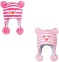 LANGZHEN Toddler Kids Infant Winter Hat, Earflap Knit Warm Cap Fleece Lined by LANGZHEN
