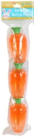 Easter Happy Basket Kids Toddlers Children Pre Made Eggs Clear Carrot Shaped - Image 3