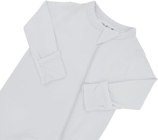 KYTE BABY Unisex Rayon Made From Bamboo Zippered Rompers 0-24 Months - Image 4