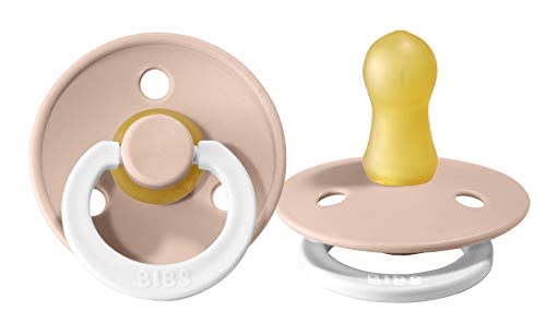 BIBS Pacifiers Colour Collection | Natural Rubber Baby Pacifier | Set of 2 by BIBS