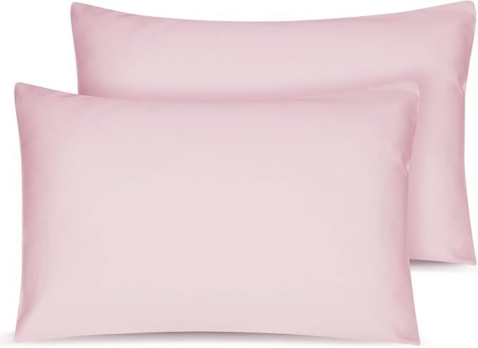 Organic Cotton Toddler Pillowcase 2 Pack, 14 x 20 Travel Pillow Case Cover by LULUSILK