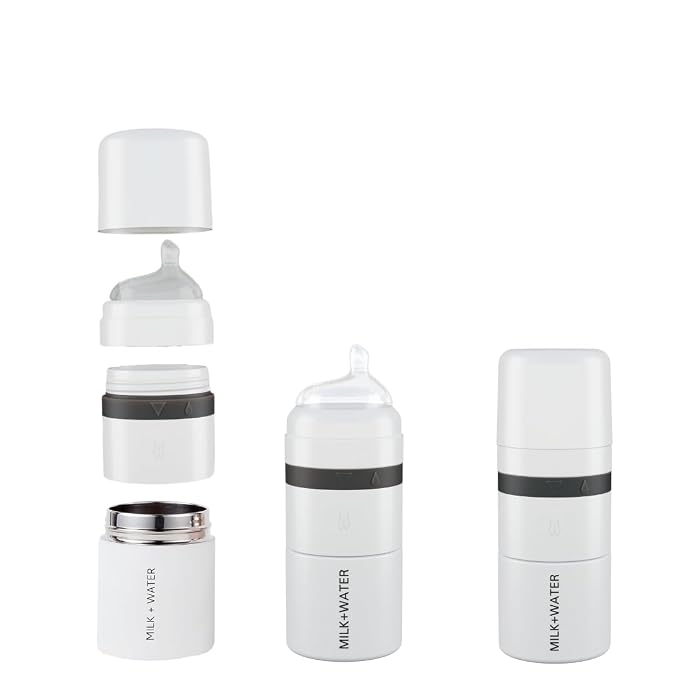 MILK & WATER All in One Baby Bottle & Baby Formula Dispenser On The Go by MILKWATER