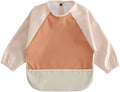 GZMM Waterproof Baby Bibs, Infant Toddler Long Sleeve Feeding Bib by GZMM