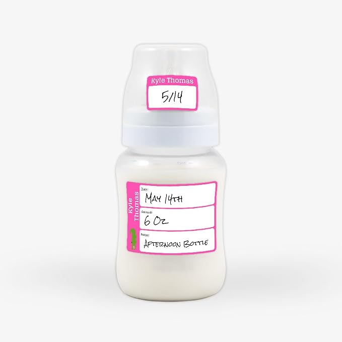 Name Bubbles - Reusable Baby Bottle Labels - Image 2