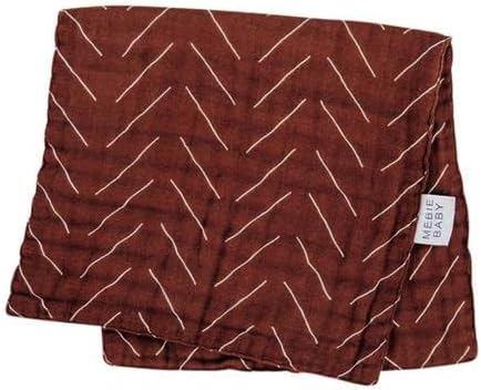 Mebie Baby Burp Cloths, Floral Print 3-Pack, Muslin Burp Cloth Set - Image 8