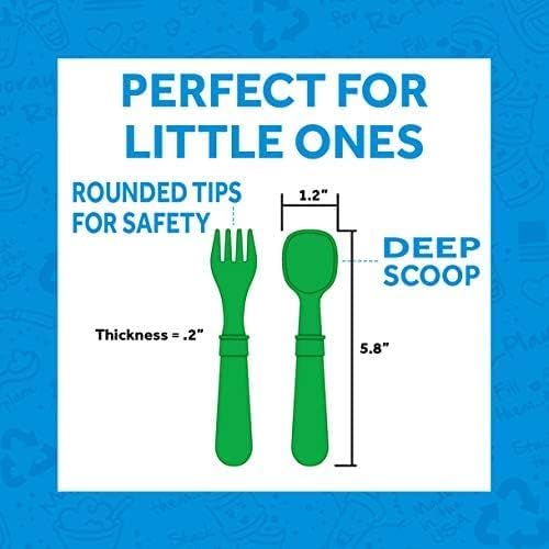 Re-Play Toddler Forks and Spoons Set - Image 3