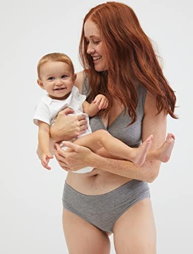 Motherhood Maternity Womens Soft Cotton Spandex Wrap Front Maternity & Nursing - Image 5
