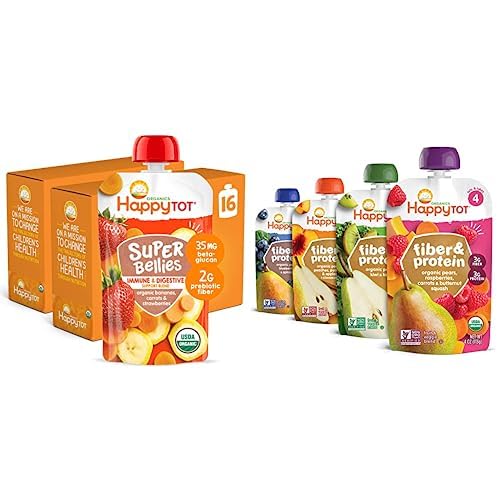 Happy Tot Organics Super Bellies Stage 4, Organics Banana, Carrot and by HappyTot
