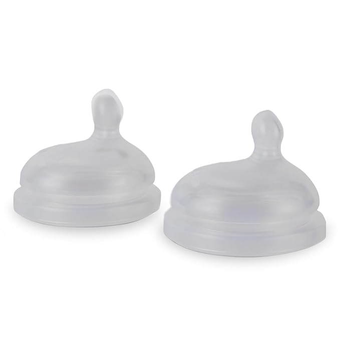 MILK & WATER Anti-Colic Nipples, Soft Silicone by MILKWATER