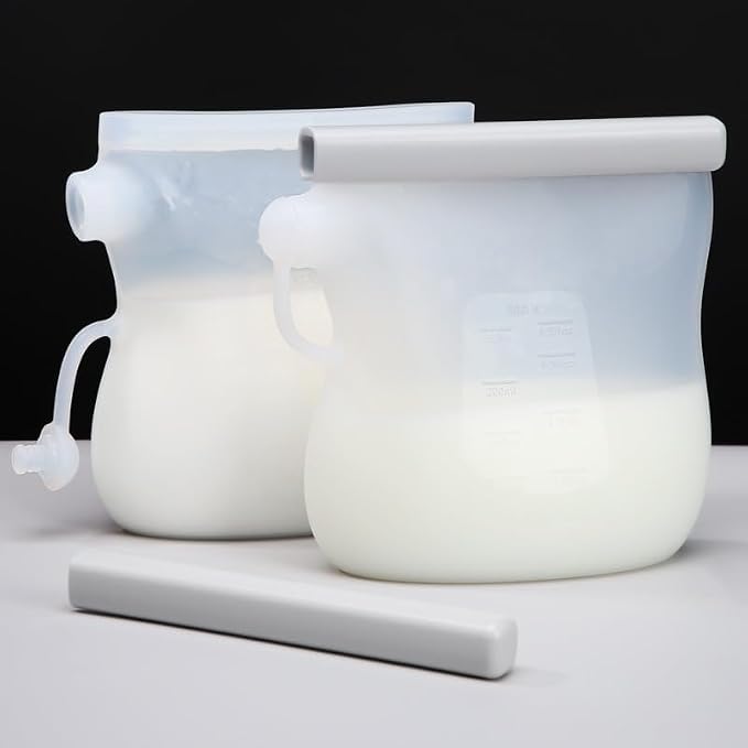 Kids Heroes Reusable Breastmilk Storage Bags, BPA-Free Food-Grade Silicone - Image 7