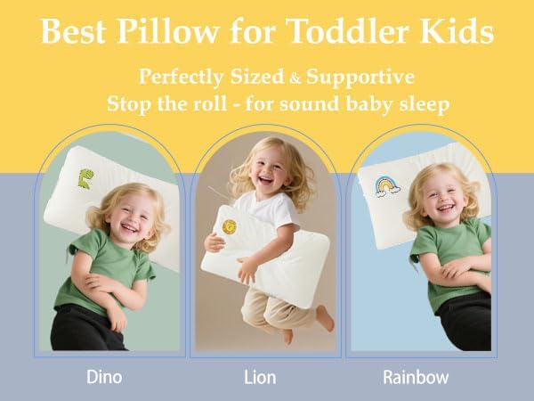 100% Cotton Kids Pillow-14 x 22" Machine Washable Soft and Breathable Youth - Image 7
