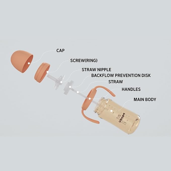 UBMOM No-spill, Backflow prevention Sippy Cup - Image 3