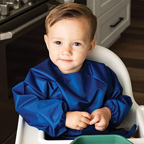 Tiny Twinkle Long Sleeve Bib for Babies & Toddlers – 2 Pack Waterproof Smock - Image 5