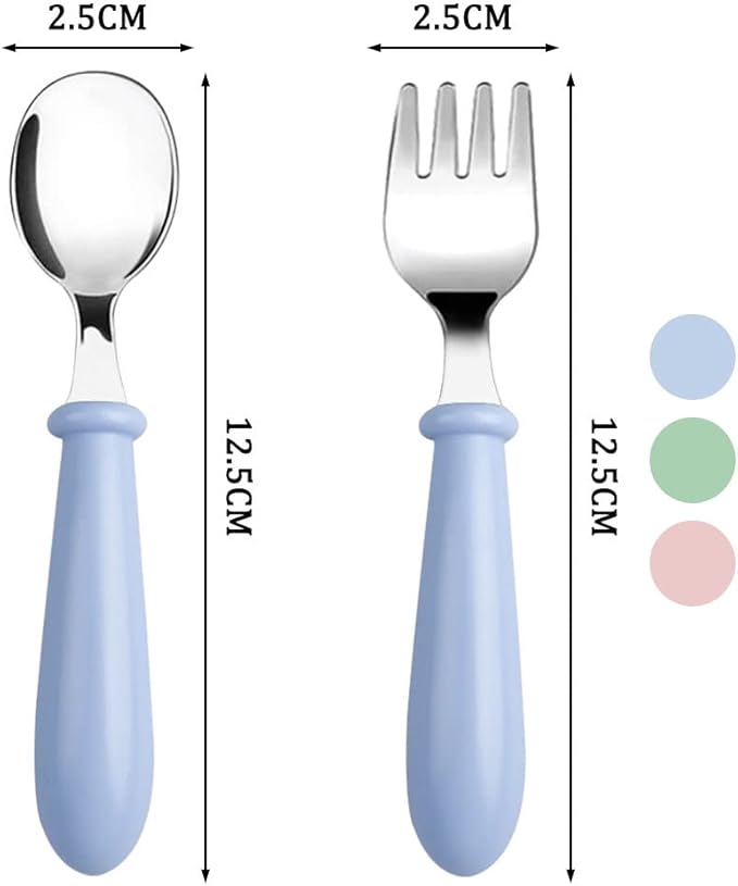 6-Pack Stainless Steel Toddler Forks - Image 3