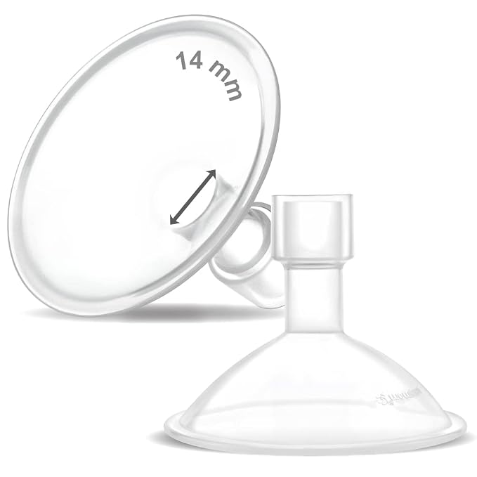 Maymom MyFit Crater Series 14mm Two-Piece Design Small Breastshield Compatible by Maymom