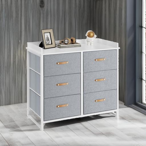 SONGMICS Kids Dresser with 6 Drawers, Boys Girls Dresser, with Water-Resistant - Image 6