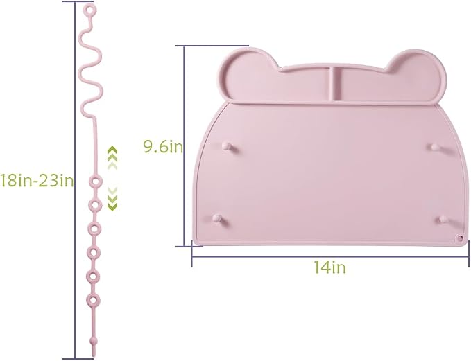 Picowe 2 Pack Silicone Suction Placemats - Image 2