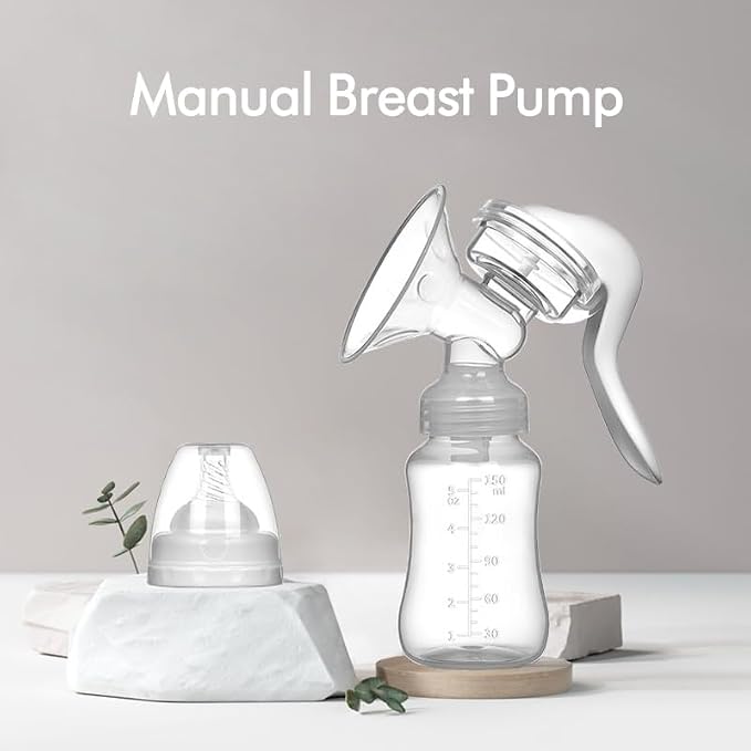 Manual Breast Pump for Breastfeeding, Small Portable Manual Breast Milk Catcher - Image 8