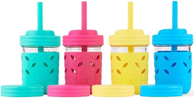 Elk and Friends Kids + Toddler Glass Cups | The Original 8oz Glass Mason Jar - Image 8